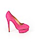 Charlotte Olympia 100% Suede Pink Heels Size EU 39 1/2 - photo 1