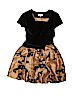 Amy Byer Print Gold Special Occasion Dress Size 10 - photo 1