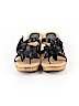 B O C Born Concepts 100% Leather Black Wedges Size 6 1/2 - photo 2
