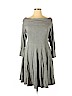 Torrid 100% Cotton Gray Casual Dress Size 1X Plus (1) - photo 1