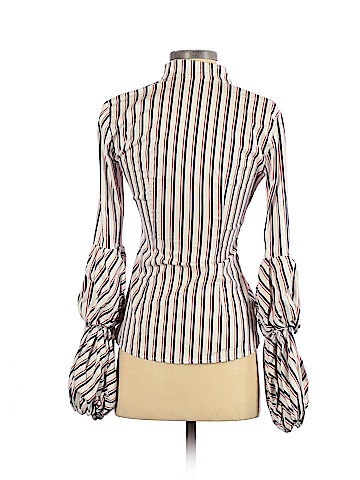 Caroline Constas Long Sleeve Button-Down Shirt (view 2)
