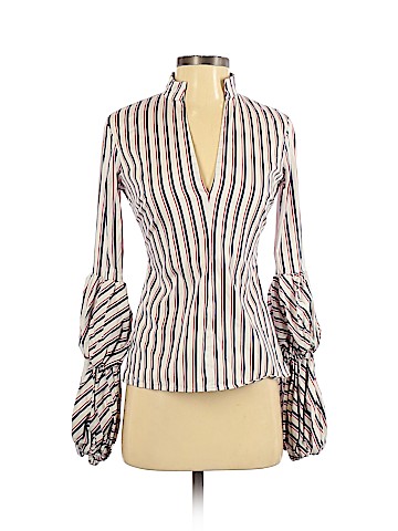 Caroline Constas Long Sleeve Button-Down Shirt (view 1)