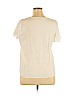 Ann Taylor LOFT 100% Viscose Ivory Short Sleeve Blouse Size L (petite) - photo 2