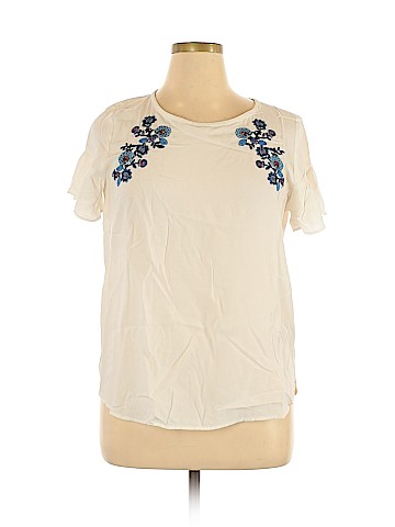 Ann Taylor LOFT Short Sleeve Blouse (view 1)