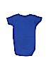 DHM Kids 100% Cotton Blue Short Sleeve Onesie Size 6-12 mo - photo 2