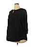 Motherhood 100% Polyester Black Long Sleeve Blouse Size XL - photo 1