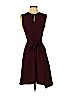 Theory Burgundy Casual Dress Size 00 - photo 1