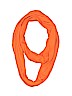 Unbranded Solid Orange Scarf One size - photo 1