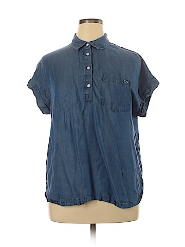 Vineyard Vines for Target Short Sleeve Blouse (view 1)