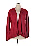 Karen Scott 100% Acrylic Red Cardigan Size 1X - photo 1