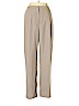 Le Suit 100% Polyester Tan Dress Pants Size 8 (petite) - photo 1