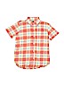 Gap Kids 100% Cotton Orange Short Sleeve Button-Down Shirt Size L (kids) - photo 1