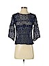 Banana Republic Factory Store Blue 3/4 Sleeve Blouse Size XS (petite) - photo 1