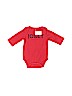 Baby Gap 100% Cotton Red Long Sleeve Onesie Size 0-3 mo - photo 1
