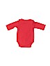 Baby Gap 100% Cotton Red Long Sleeve Onesie Size 0-3 mo - photo 2