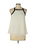10 Crosby Derek Lam 100% Polyester Ivory Sleeveless Blouse Size 10 - photo 1