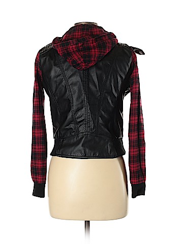 I Love Boy Meets Girl by Boy Meets Girl Faux Leather Jacket (view 2)