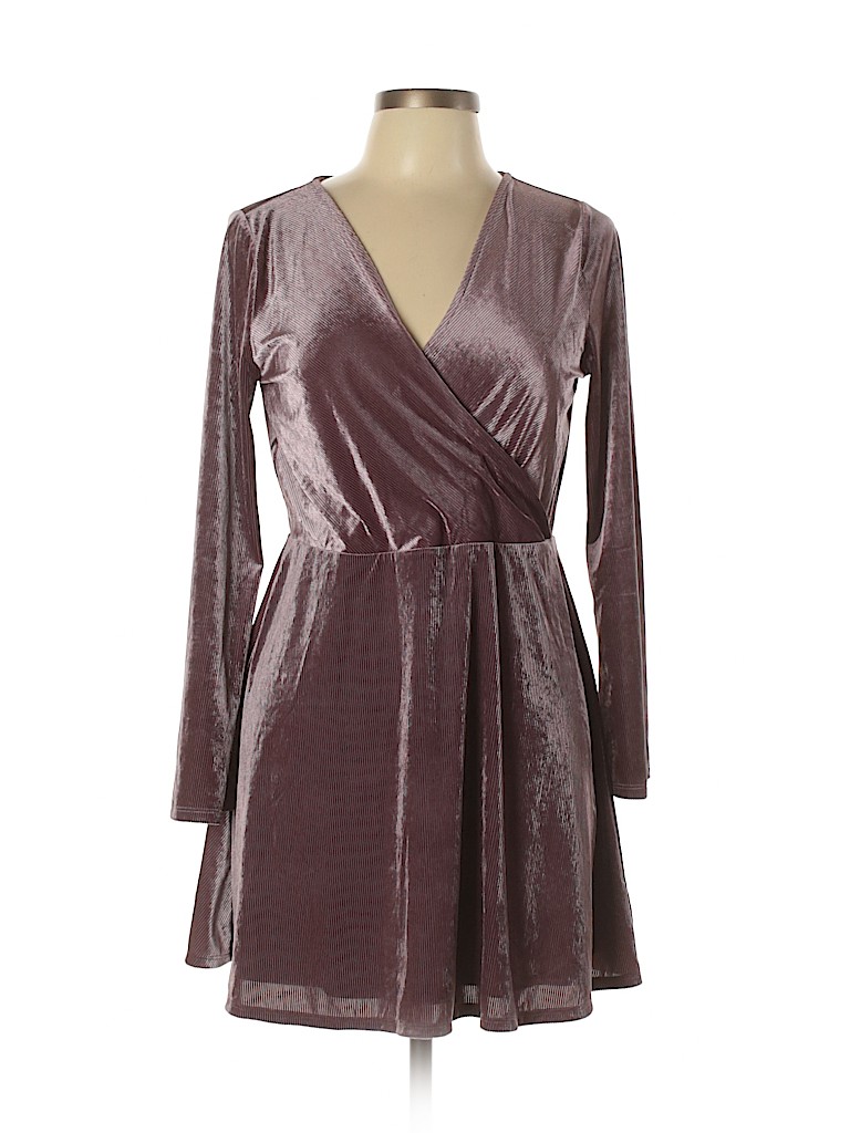 Express Pink Casual Dress Size L (petite) - photo 1