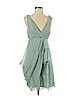 Alice + Olivia 100% Silk Green Casual Dress Size 4 - photo 1