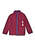 OshKosh B'gosh 100% Polyester Solid Burgundy Fleece Jacket Size 8 - photo 1