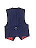 Assorted Brands 100% Polyester Solid Blue Tuxedo Vest Size 3 - photo 2