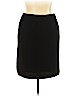 Liz Claiborne 100% Polyester Black Casual Skirt Size 14 (petite) - photo 1