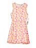 DKNY 100% Polyester Floral Pink Dress Size M (kids) - photo 1