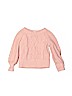 Baby Gap 100% Cotton Solid Pink Pullover Sweater Size 2T - photo 1