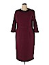 Boden Burgundy Casual Dress Size 18 - photo 1