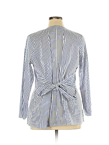 ELOQUII Long Sleeve Button-Down Shirt (view 2)