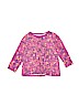 First Impressions 100% Cotton Purple Long Sleeve Top Size 3T - photo 1