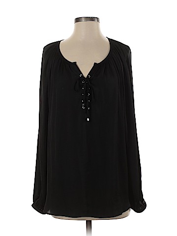 Jennifer Lopez Long Sleeve Blouse (view 1)