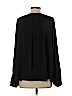 Jennifer Lopez 100% Polyester Black Long Sleeve Blouse Size M - photo 2