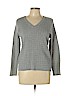 Charter Club Gray Pullover Sweater Size L (petite) - photo 1