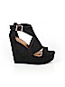 Bamboo Black Wedges Size 9 - photo 1