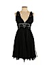 Badgley Mischka 100% Polyester Black Cocktail Dress Size 10 - photo 1