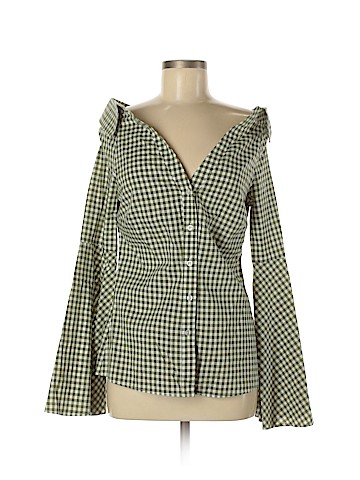 Caroline Constas Long Sleeve Button-Down Shirt (view 1)