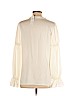 Ann Taylor 100% Polyester Ivory Long Sleeve Blouse Size S - photo 2