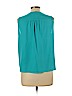 Calvin Klein 100% Polyester Blue Sleeveless Blouse Size L (petite) - photo 2