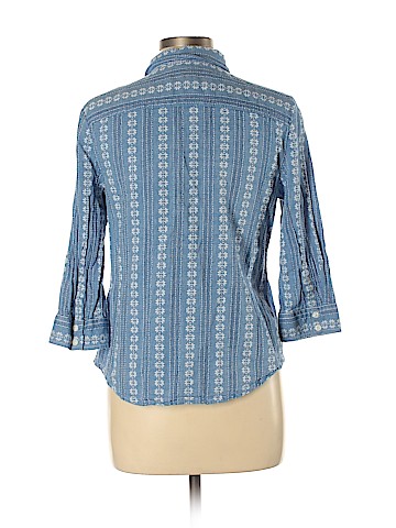 Karen Scott 3/4 Sleeve Button-Down Shirt (view 2)