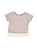 Baby Gap 100% Cotton Gray Short Sleeve Top Size 3 - photo 1