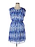 AB Studio 100% Polyester Blue Casual Dress Size 16 - photo 1