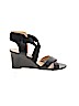 Adrienne Vittadini 100% Leather Black Wedges Size 6 - photo 1