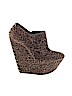 Wild Pair Brown Wedges Size 9 - photo 1