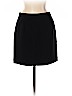 Ann Taylor 100% Polyester Black Casual Skirt Size 8 (petite) - photo 2