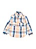 Baby Gap 100% Cotton Orange Long Sleeve Button-Down Shirt Size 3T - photo 1