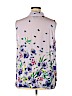 Liz Claiborne Career 100% Polyester Purple Sleeveless Blouse Size XL - photo 2