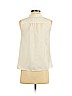 Ann Taylor LOFT 100% Polyester Ivory Sleeveless Blouse Size XS (petite) - photo 2