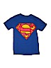 Superman 100% Cotton Graphic Blue Short Sleeve T-Shirt Size S (youth) - photo 1