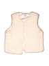 The Children's Place White Faux Fur Vest Size 16 - photo 1